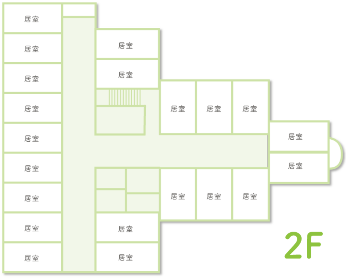 AMILI 新瀬戸 2階のフロアプラン